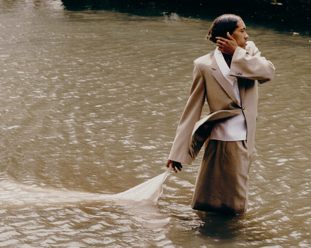 FANTASTIC MAN - Enjoying the magnitude of Loewe’s AW25 collection. Photography by Will Scarborough. Styling by Gerry O’Kane